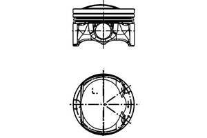 Поршень AUDI TT (8J9) / VW GOLF (5K1) / AUDI A3 (8P7) / AUDI A5 (8T3) 2003-2022 г.