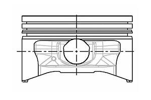 Поршень двигателя 8710420040