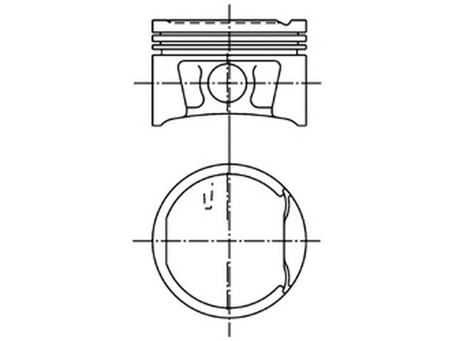 Поршень двигуна DACIA / NISSAN / RENAULT K4M 1,6B 79,51 STD