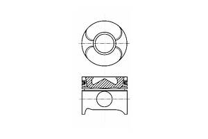 Поршень двигуна NURAL 8711790700