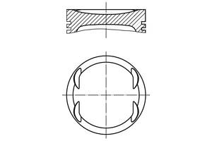 Поршень FORD FOCUS / FORD C-MAX (DM2) / FORD MONDEO (BA7) 2003-2020 г.