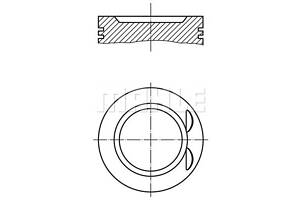 Поршень Mahle VAG 2,0TFSI 04-13