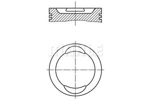 Поршень Mahle VW