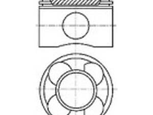 Поршень на 1007, 206, 207, 3, 3008, 307, 308, 407, 5008, Berlingo, C-MAX, C2, C3, C3 Picasso, C30, C4, C4 Grand Picas...