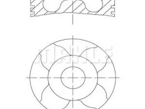 Поршень на 147, 156, 159, 166, 9-3, Astra H, Brava, Bravo, Croma, Doblo, Grande Punto, Idea, Lybra, Marea, Multipla, ...