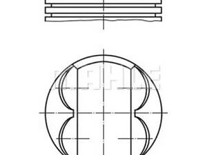 Поршень на Astra F, Astra G, Vectra B