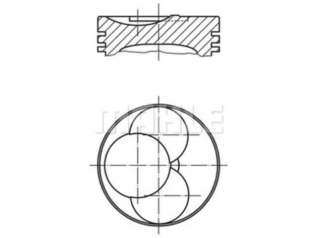 Поршень на C-Class, CLK-Class, E-Class, M-Class, S-Class, Sprinter, V-Class, Vito