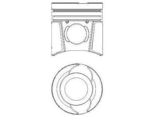 Поршень NURAL 8712450000 на MAN F 2000 - Фото 1