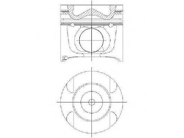 Поршень NURAL 8742740710 на MERCEDES-BENZ CLS (C218)