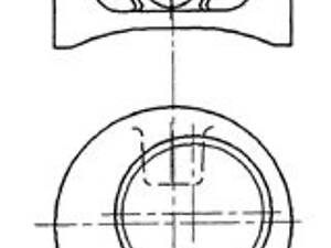 Поршень Opel 86.50 2.0 C20NE 92 123 610