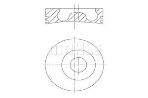 Поршень с кольцами, 1.8TDCI, 110PS, 82.5mm, STD