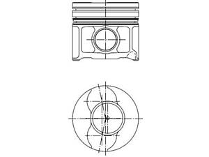 Поршень с кольцами 0,40мм