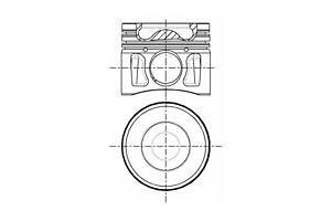 Поршень с кольцами 0,50мм