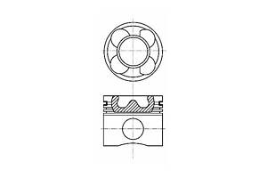 Поршень з кільцями стандарт 8742400000