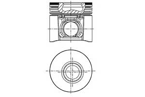 Поршень с кольцами