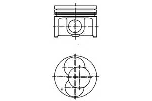 Поршень SKODA/VW 80