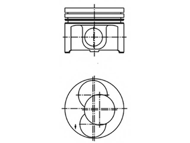 Поршень SKODA/VW 80