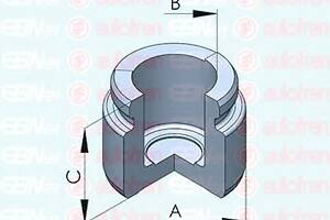 Поршень супорта зад Astra F/Kadett E/Omega A/Vectra A/B 35x28,6