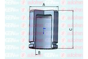 Поршень супорта зад CAPTIVA 06- /EXPERT 96-00/VOLVO 740/940 82-92 40,4х49,1мм