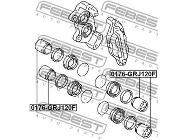 Поршень Суппорта Тормозного Переднего на 4 Runner, FJ Cruiser, Fortuner, GX, Hilux, Land Cruiser, Land Cruiser Prado,... - Фото 3
