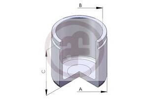 Поршень тормозного суппорта для моделей: FORD (MAVERICK), HYUNDAI (SANTA-FE), KIA (SORENTO), NISSAN (TERRANO,SERENA,VA