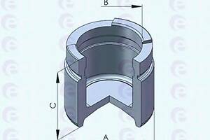 Поршень гальмівного супорта для моделей: OPEL (CALIBRA, VECTRA, OMEGA), SAAB (900), VAUXHALL (CAVALIER)