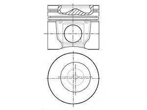 Поршень в комплекті на 1 циліндр, 1-й ремонт (+0,5) NURAL 8743700700 на FORD FOCUS II (DA_)