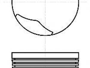 Поршень в комплекте на 1 цилиндр, STD NURAL 8710420000 RENAULT MEGANE I (BA0/1_)
