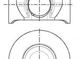 Поршень в комплекте на 1 цилиндр, STD NURAL 8714810030 на FORD TRANSIT автобус