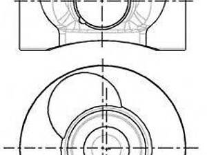 Поршень в комплекті на 1 циліндр, STD NURAL 8774310000 на MERCEDES-BENZ SPRINTER 2-t автобус (901, 902)