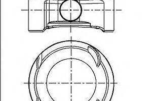 Поршень в комплекті на 1 циліндр, STD NURAL 8714130020 на FORD MONDEO IV седан (BA7)