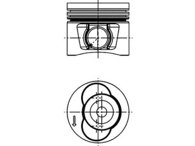 Поршень VW CRAFTER 30-35 (2E_) / VW CRAFTER 30-50 (2E_) 2006-2016 г.