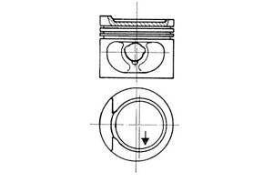 Поршень VW GOLF (17) / VW CADDY (9K9A) / SEAT INCA (6K9) / SEAT IBIZA (6K1) 1974-2009 г.