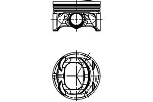 Поршень VW GOLF (1K1) / AUDI A3 (8P7) / VW TIGUAN (5N_) / SEAT LEON (1P1) 2003-2022 г.