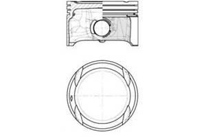 Поршень VW GOLF (1K1) / SEAT LEON (1P1) / SEAT ALTEA (5P1) / SEAT IBIZA (6L1) 1999-2018 г.