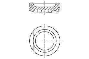 Поршень VW JETTA (16) / VW POLO (6V5) / VW CADDY (14) / VW GOLF (1E7) 1974-2009 г.