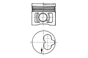 Поршень VW POLO (6N1) / VW GOLF (1H1) / VW VENTO (1H2) / VW CADDY (9K9A) 1982-2009 г.