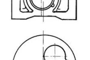 Поршень VW POLO (6N1) / VW GOLF (1H1) / VW VENTO (1H2) / VW CADDY (9K9A) 1982-2009 г.