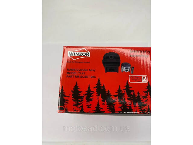 Поршнева на бензокосу 44 мм 430/520 Winzor Повний комплект - Фото 4
