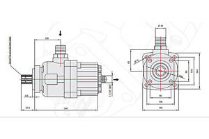 Поршневий насос 105 л/хв (Bi-rotational) Euro-Type (9 поршнів) Hipomak