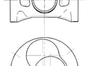 Поршня, 2.5TDI  81.0+0.5mm  (3,4,5cyl)
