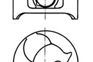 Поршня 89.0 +0.50mm OM601-602