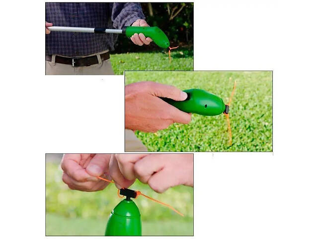 Портативна бездротова газонокосарка ZIP TRIM для трави та кущів - Фото 2