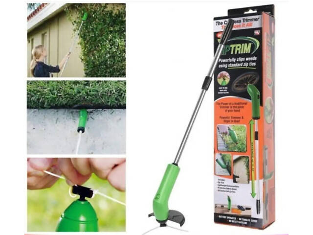 Портативна бездротова газонокосарка ZIP TRIM для трави та кущів - Фото 6