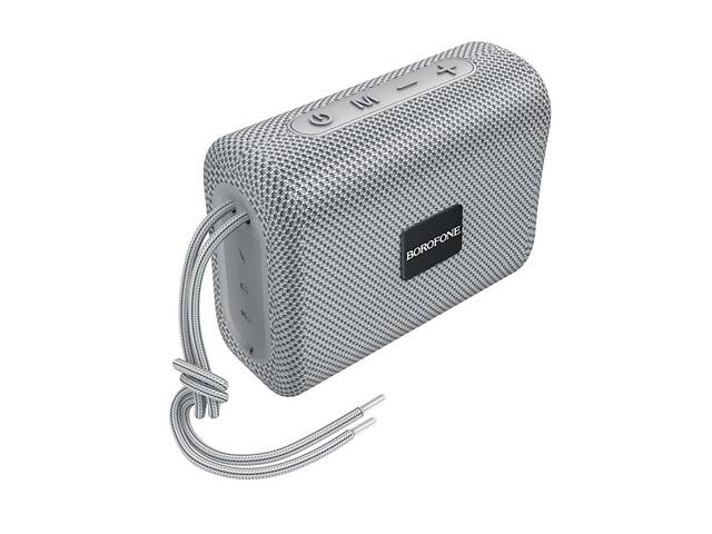 Портативная беспроводная колонка Borofone BR18 Encourage Bluetooth v5.1 500mAh 5 Вт Grey (26719_3340301) - Фото 1