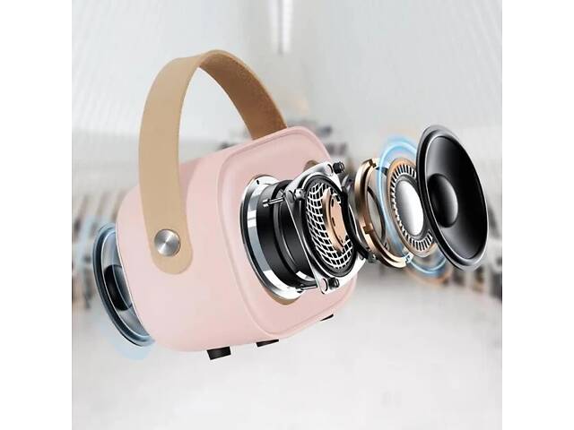 Портативна колонка для караоке Bluetooth з мікрофоном на акумуляторі, акустична система - Фото 5