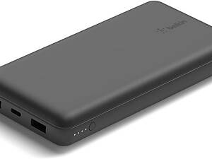 Портативное зарядное устройство Belkin USB C, 20 000 мАч, блок питания 20 КБ с входным и выходным портом USB T