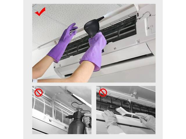 Портативний компресор повітряний на акумуляторі для продування ПК, ноутбуків, кондиціонерів Nectronix RPM-6000 (100803) - Фото 7