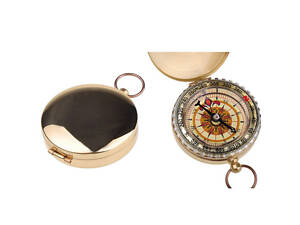 Портативный латунный компас Hewolf №633