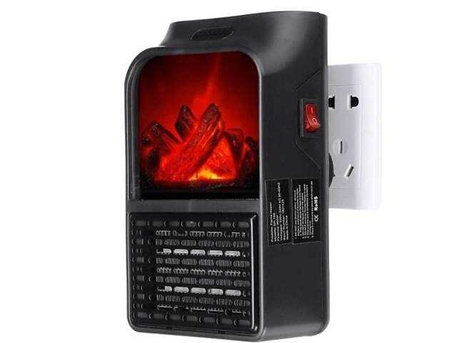 Портативный обогреватель Flame Heater 900 Вт с пультом - Фото 1